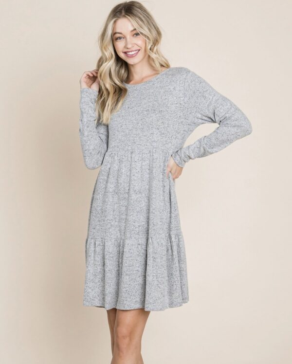 Product Image for  Tiered Pleated Sweater Dress